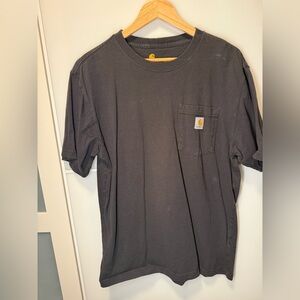 💸CLEARANCE 4/$15💸 Carhartt Men's Black Short-Sleeve Pocket Tee